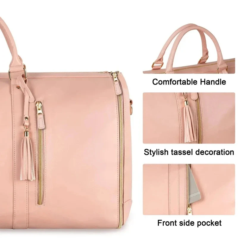 Foldable Women's Travel Convenient Carry-On Clothing Bag - Image 4