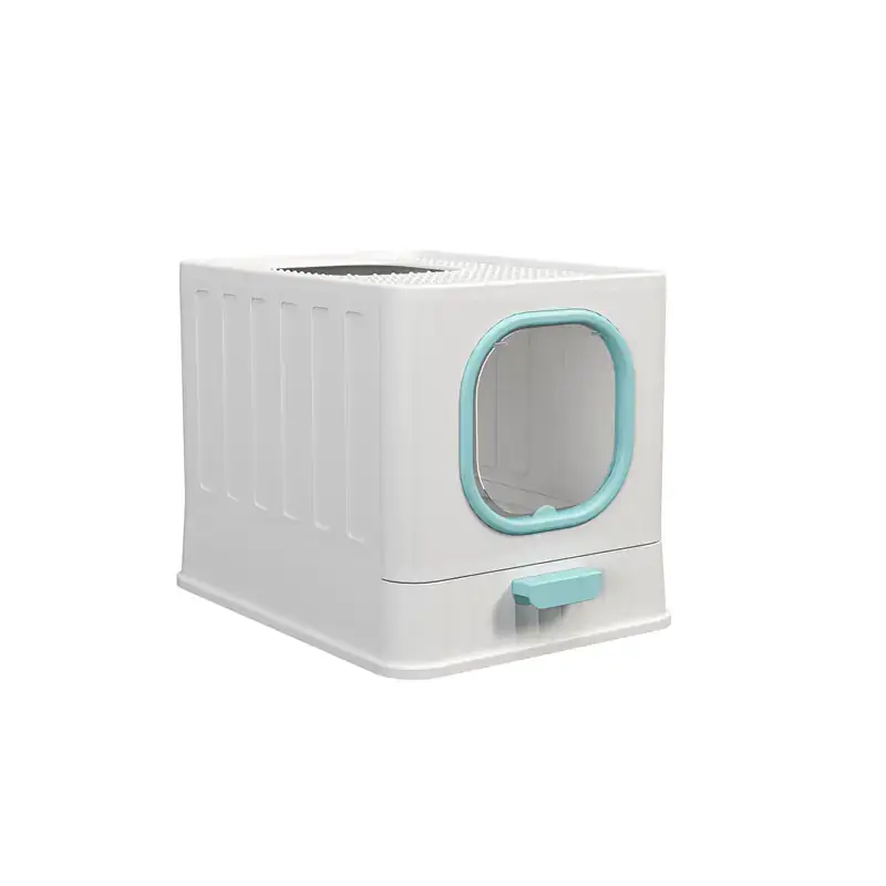 Folding Enclosed Cat Litter Box