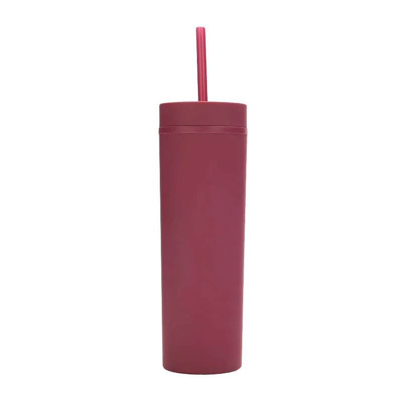 Frosted Straight Straw Bottle - Image 19