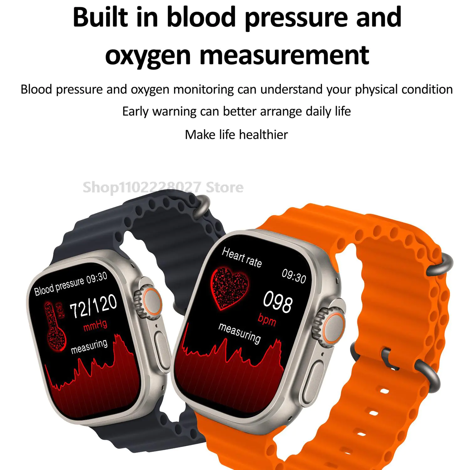 Full Touch Screen Light Sports Smart Watch - Image 4