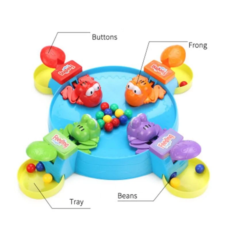 Funny Frog Eating Beans Board Game: Interactive Family and Educational Toy for Kids - Image 3