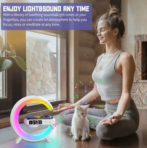 G Shape Light Up Wireless Speaker - Image 7