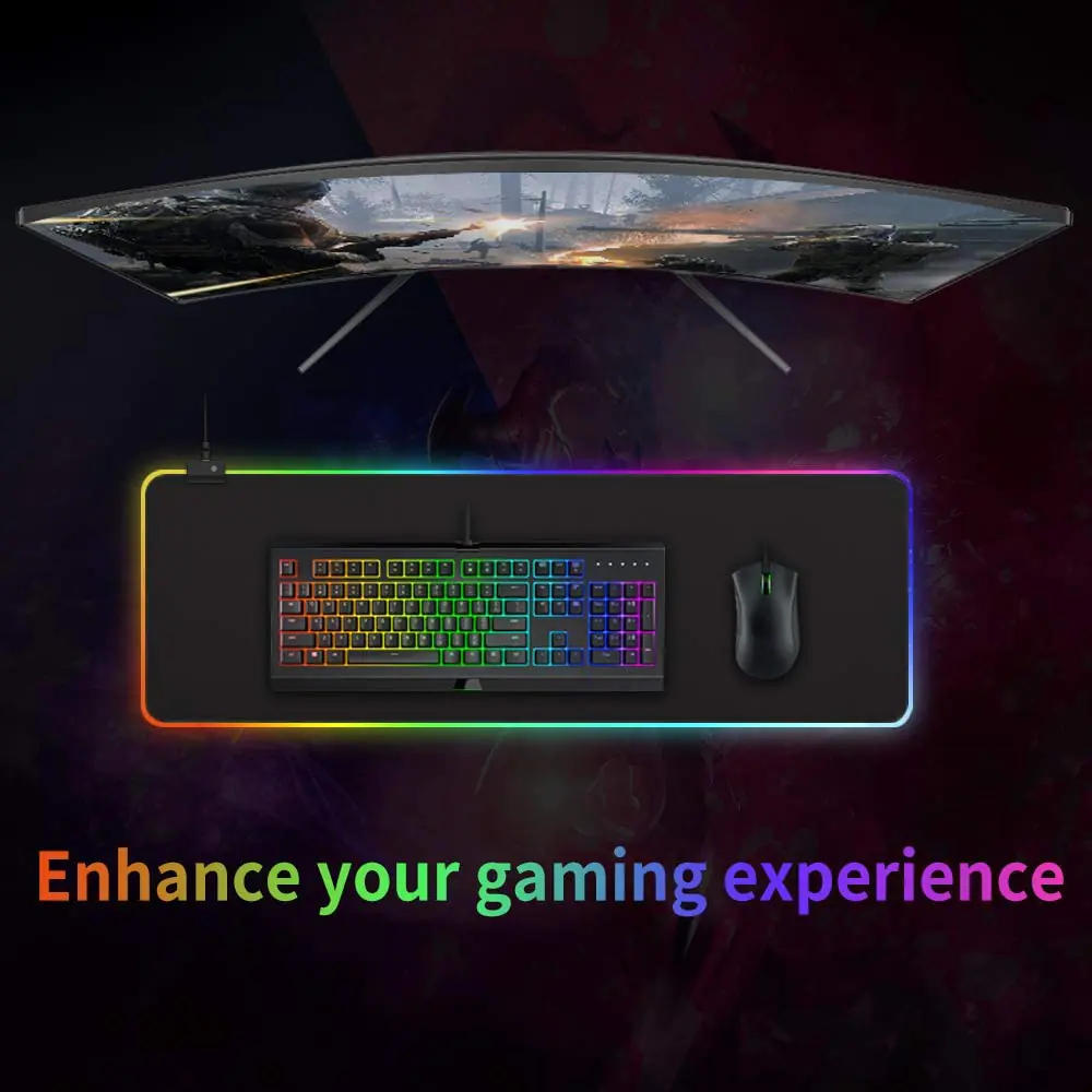 Gamer LED Mouse Pad Waterproof - Image 6