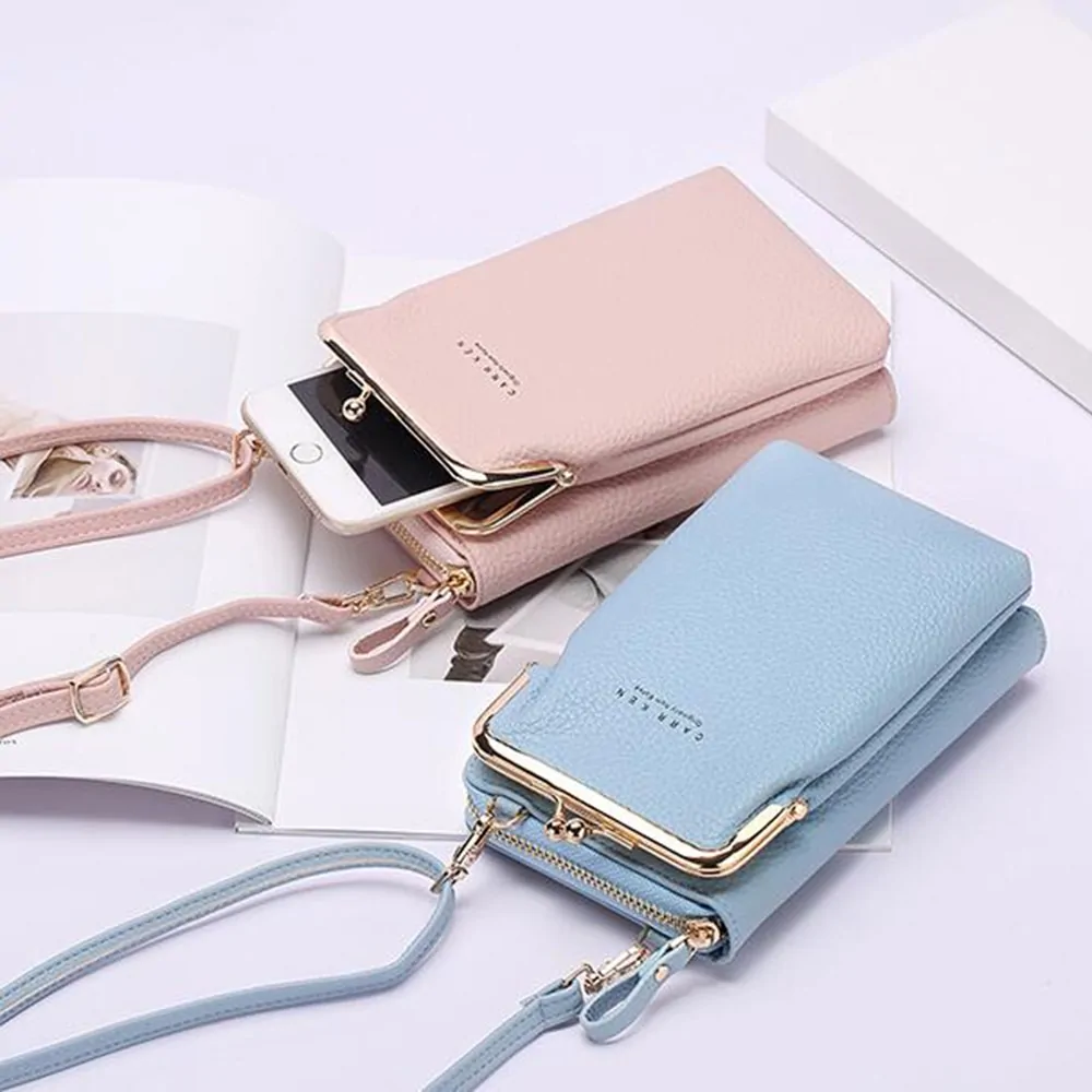 Geestock Women's PU Leather Phone Crossbody Bag - Image 2