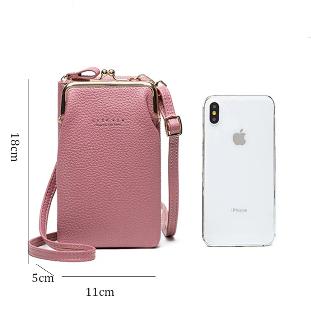 Geestock Women's PU Leather Phone Crossbody Bag - Image 4