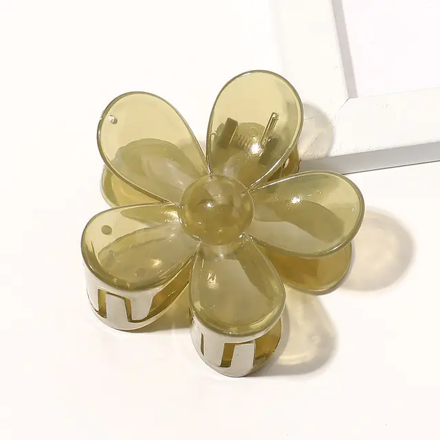 Geometric Flower Hair Clip Set - Image 8