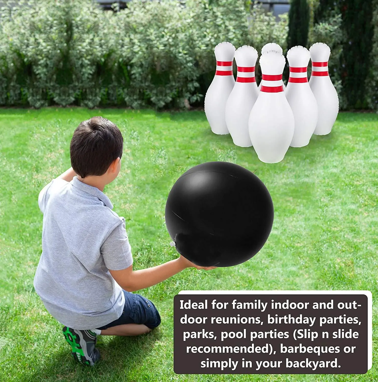Giant Inflatable Bowling Set for Kids - Image 2