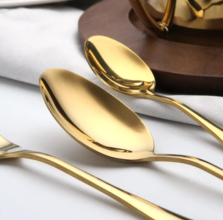 Golden Elegance Cutlery Set - Image 2