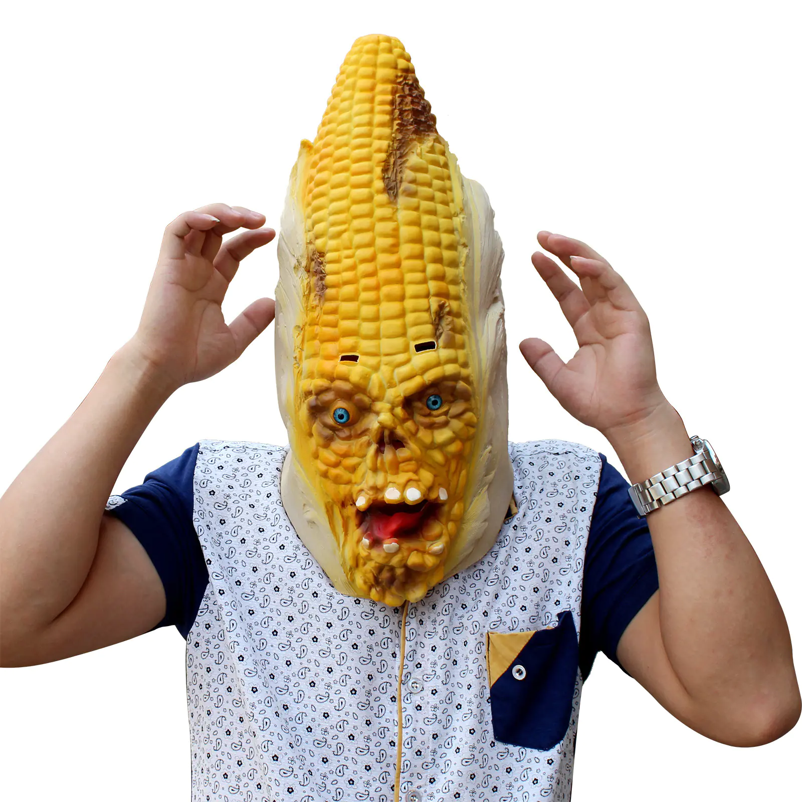 Halloween Corn Shaped Masks for Parties and Games - Image 3