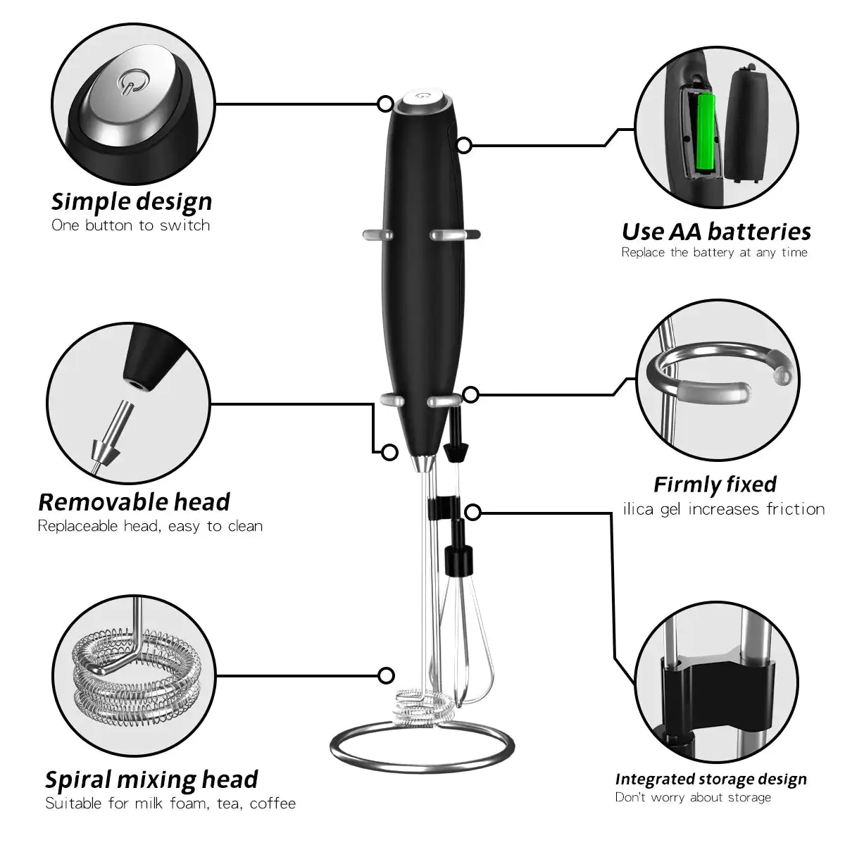 Hand Blender Electric Egg Beater - Image 7