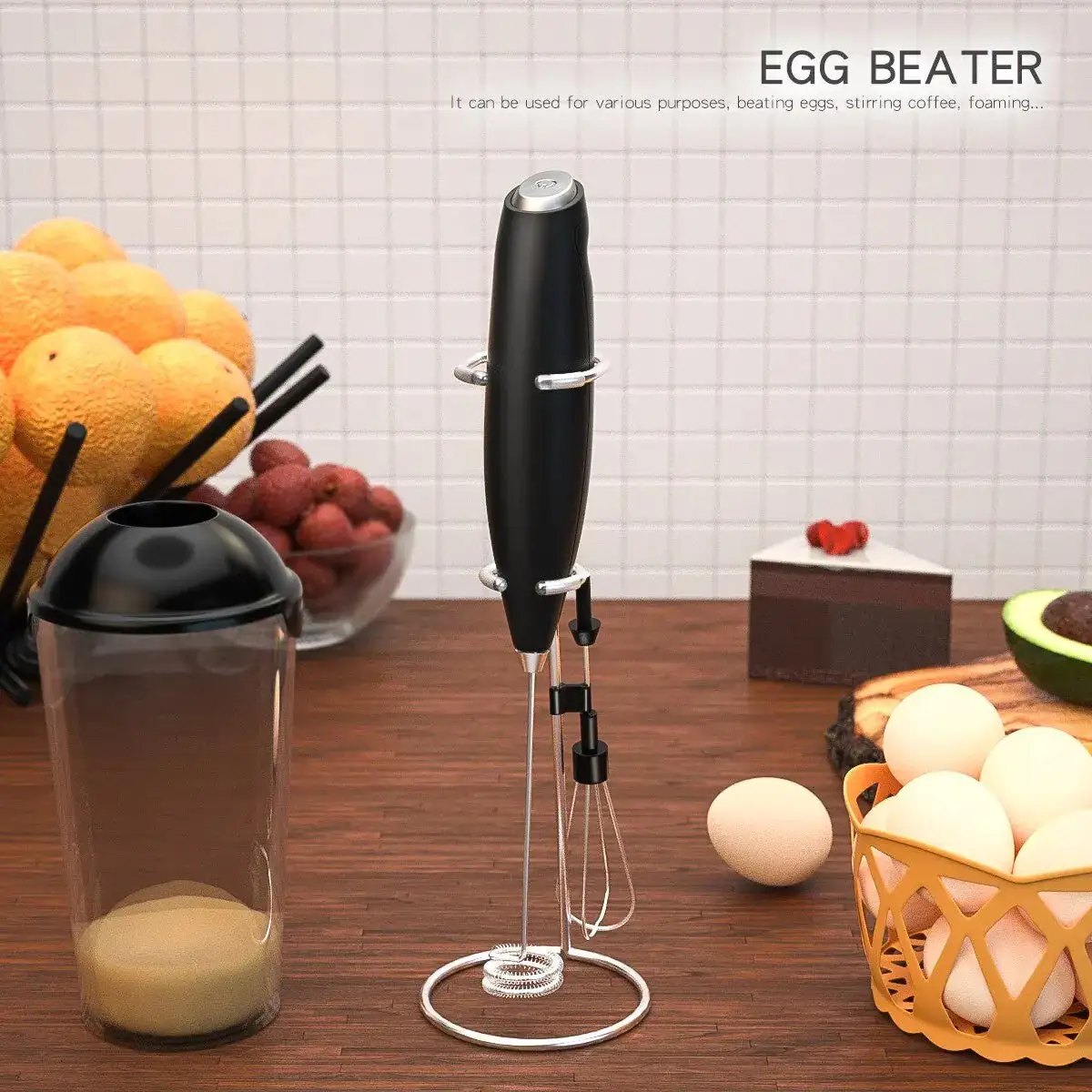 Hand Blender Electric Egg Beater - Image 9