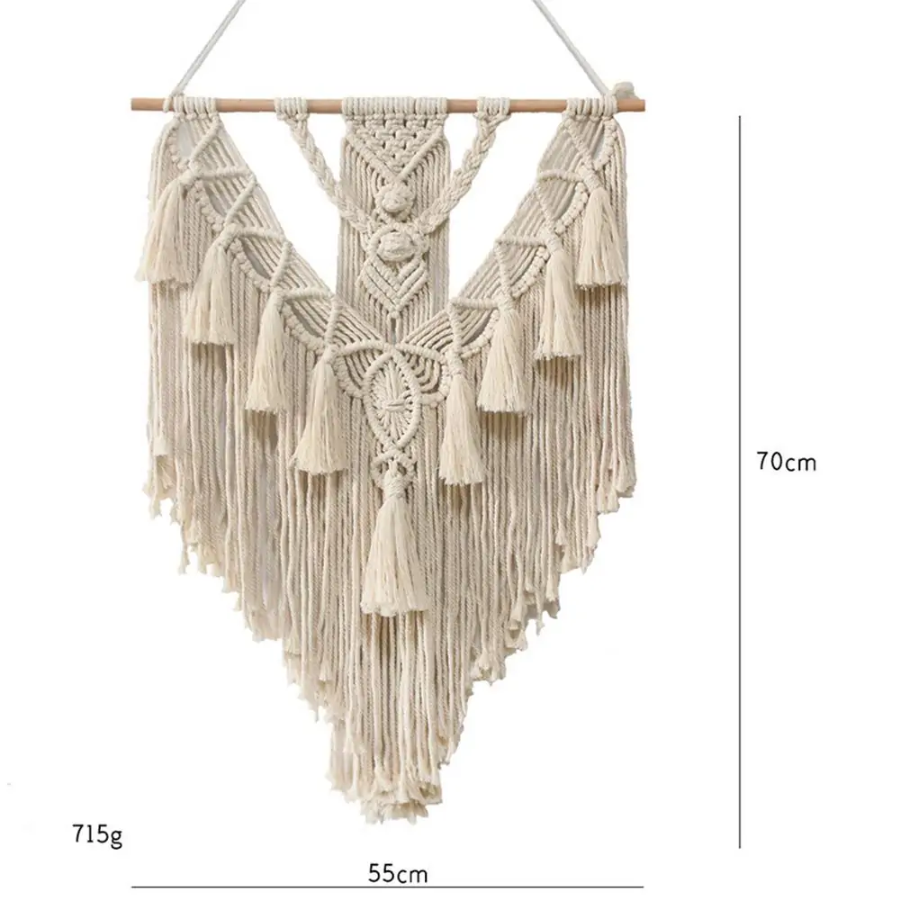 Hand Woven Tapestry Wall Hanging Art - Image 6