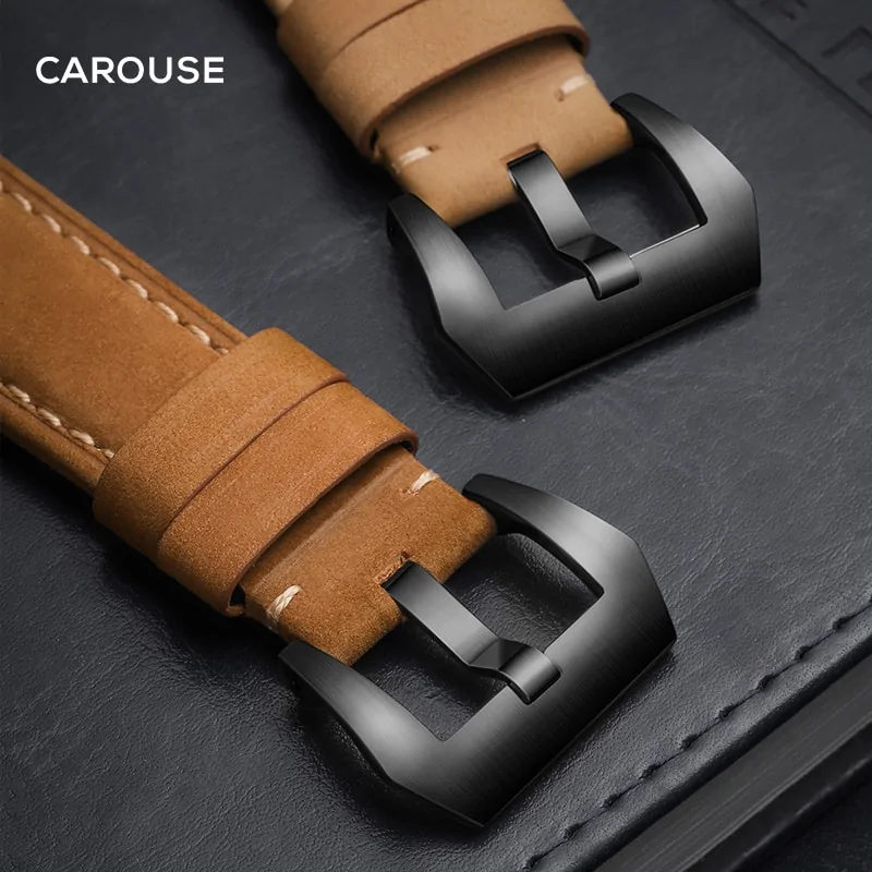 Handmade Crazy Cowhide Apple Watch Watchband - Image 5