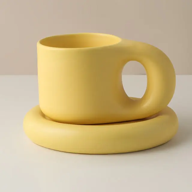 Handmade Fat Handle Mug - Image 9