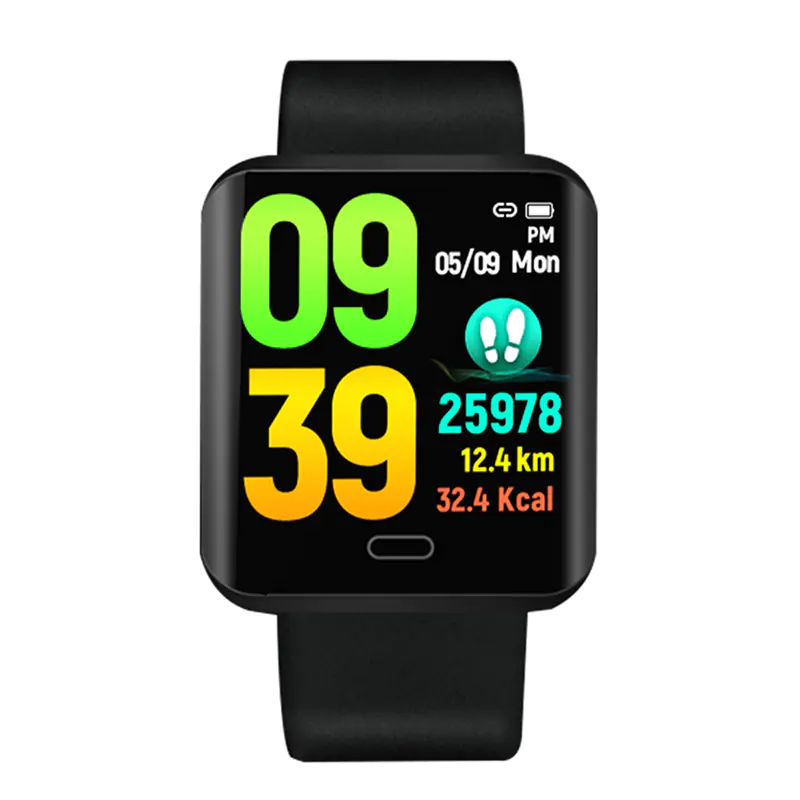 HD Square Touch Screen Waterproof Smart Fitness Watch - Image 5
