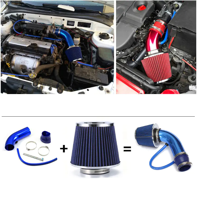 High-Flow Air Intake Kit with Aluminum Pipes - Image 6