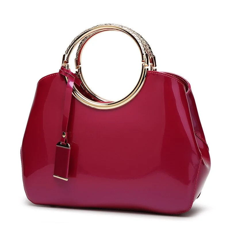 High Quality Patent Leather Women's Bag - Image 13