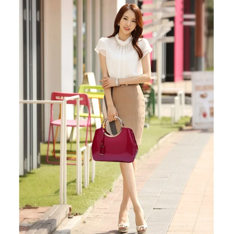 High Quality Patent Leather Women's Bag - Image 5