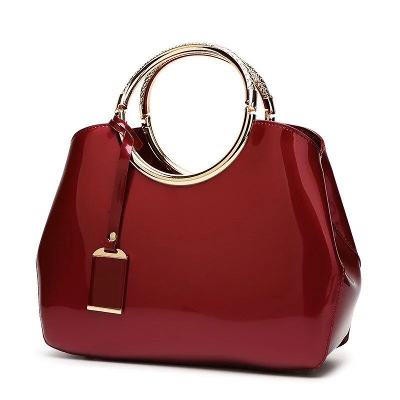 High Quality Patent Leather Women's Bag - Image 8