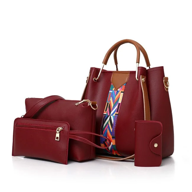 High-Quality PU Leather Fashion Women's Bag Set - Image 11