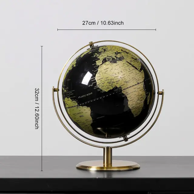 Home Decor World Globe Retro Map Globe Office Decor Accessories - Image 10
