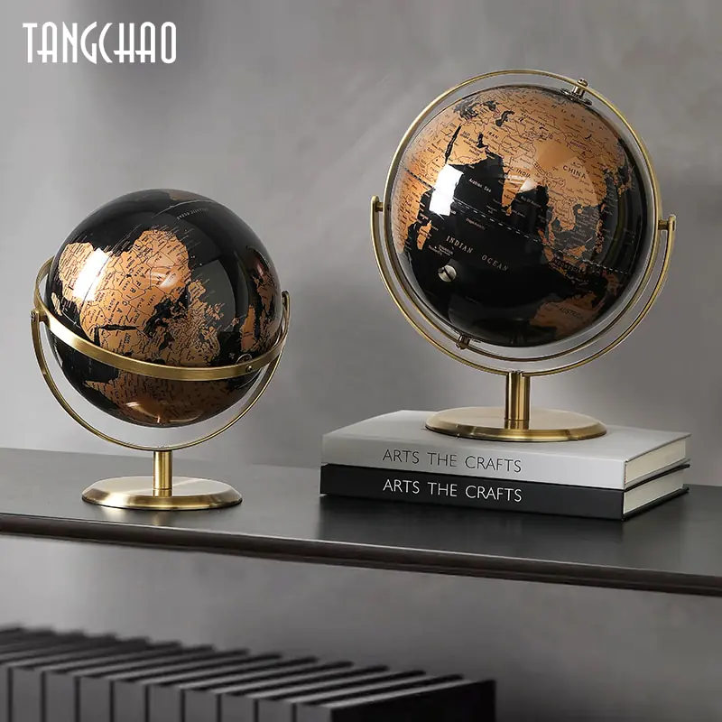Home Decor World Globe Retro Map Globe Office Decor Accessories - Image 4