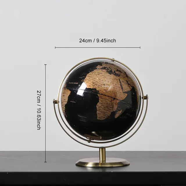 Home Decor World Globe Retro Map Globe Office Decor Accessories - Image 7