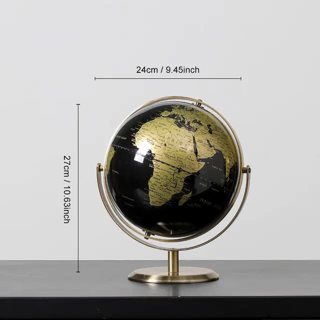 Home Decor World Globe Retro Map Globe Office Decor Accessories - Image 8