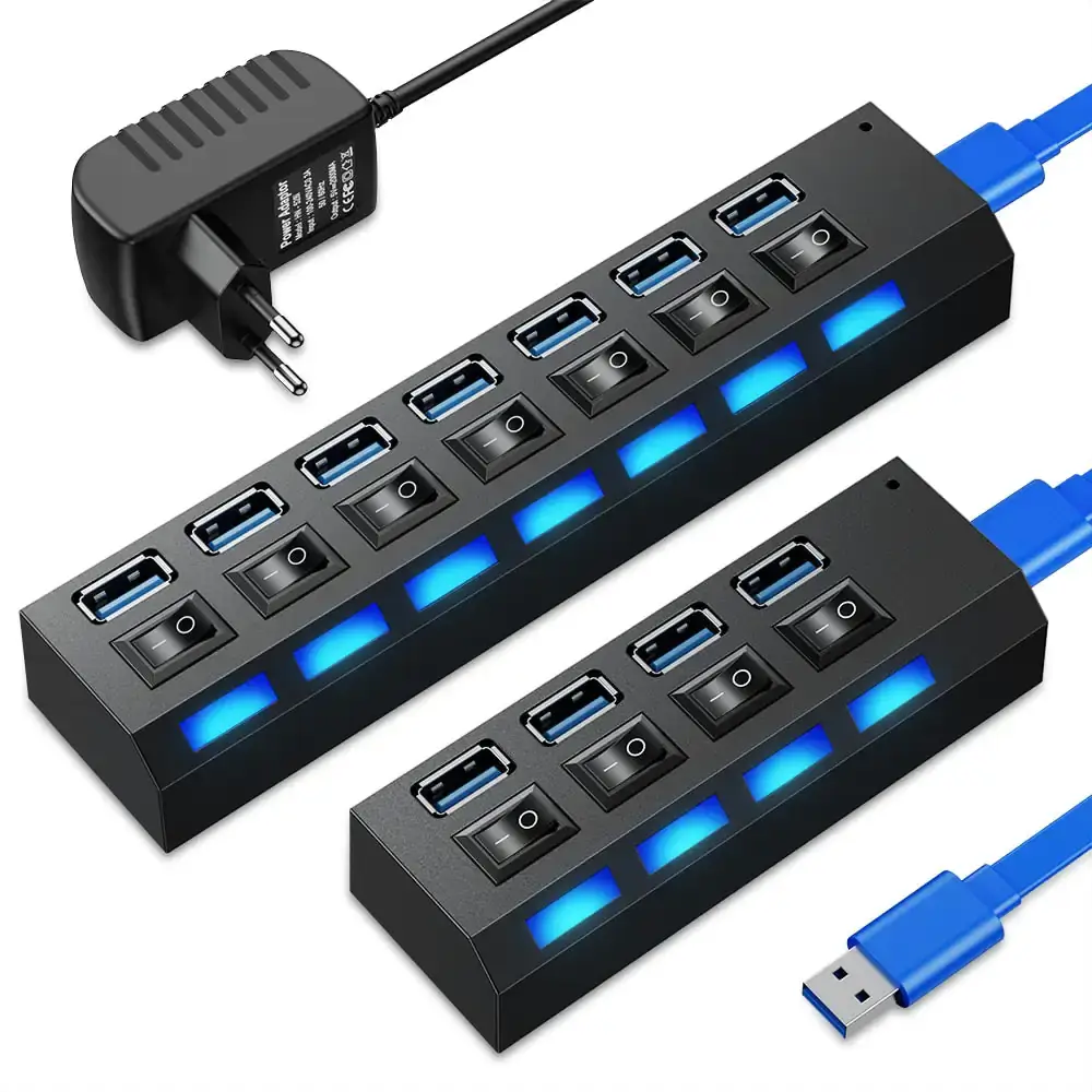 USB 3.0 Hub with 4/7 Extension Port - Image 15