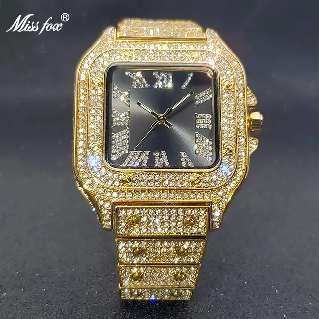 Ice Out Diamond Square Watch - Image 10