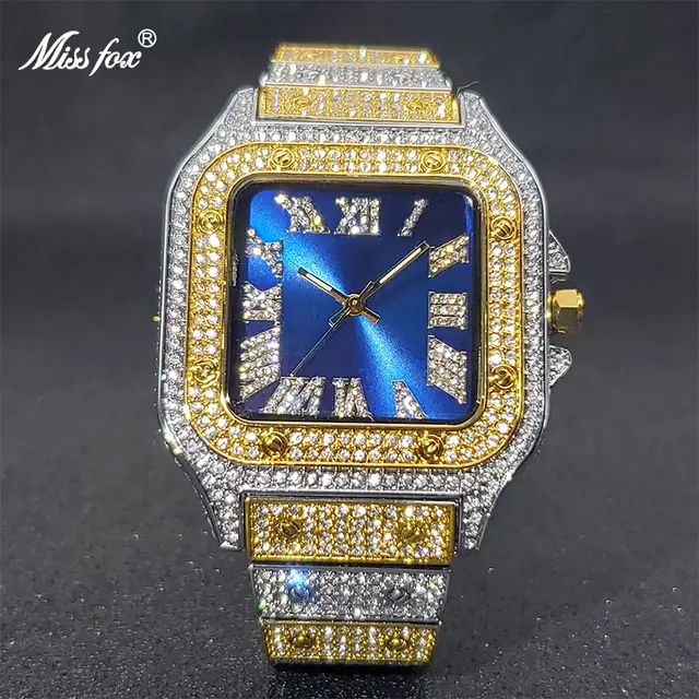 Ice Out Diamond Square Watch - Image 11