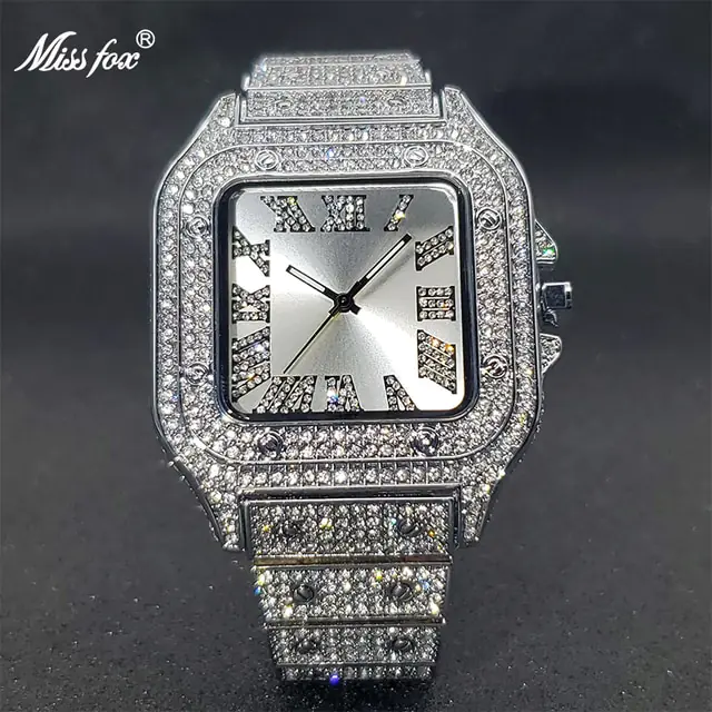 Ice Out Diamond Square Watch - Image 13