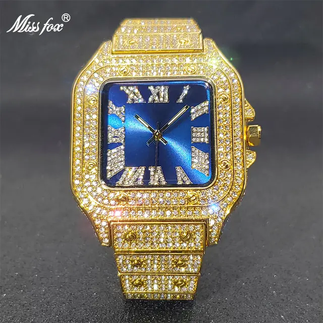 Ice Out Diamond Square Watch - Image 14