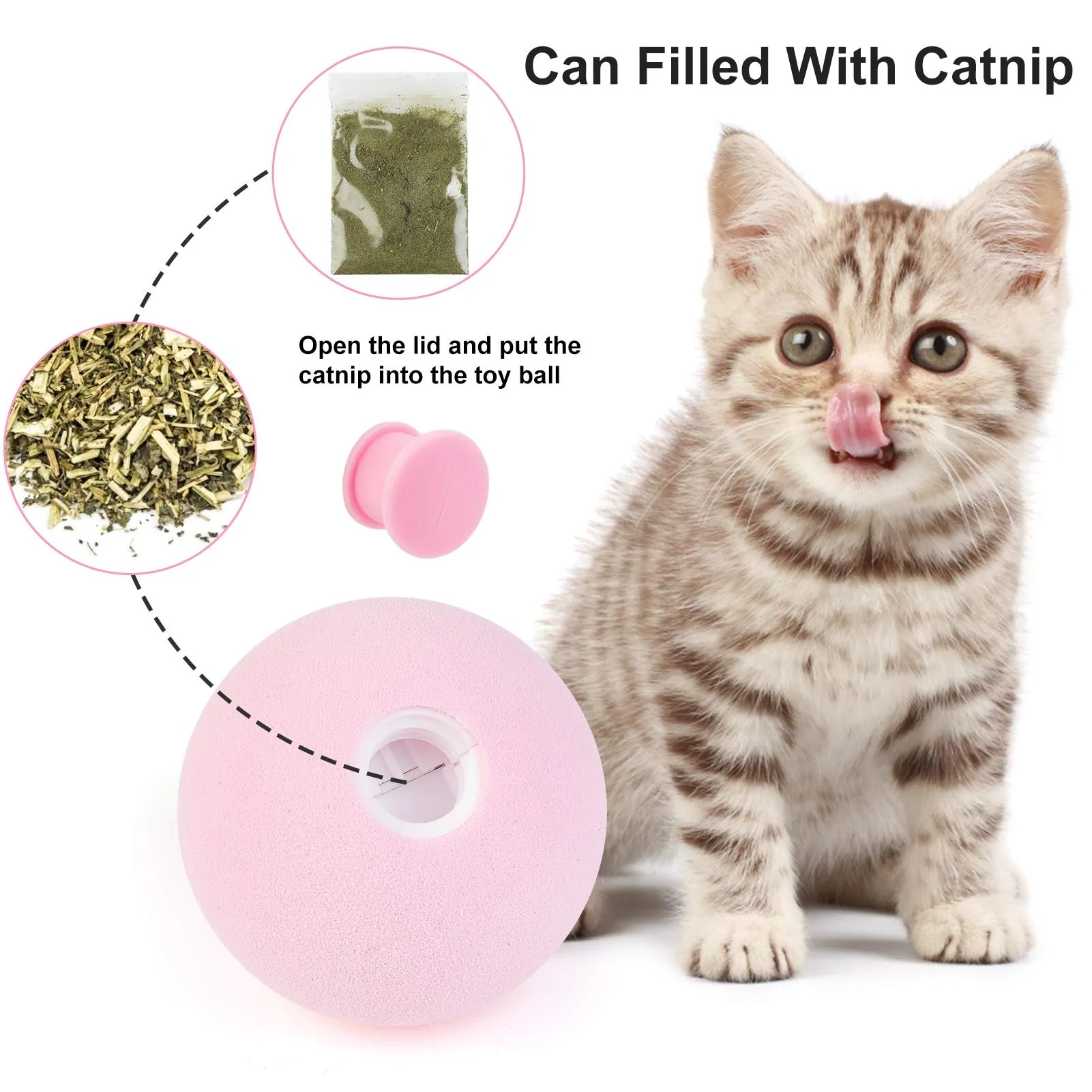 Interactive Ball Catnip Cat Training Toy - Image 5