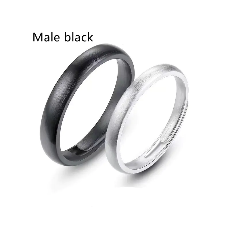Intertwined Love Couple Silver Live Mouth Ring - Image 3