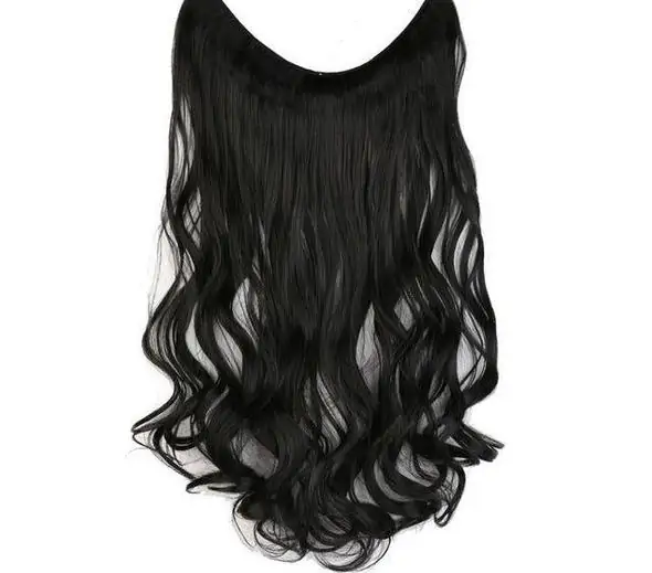 Invisible No Clips Hair Extensions-MEDIUM BROWN ROUNDED - Image 18
