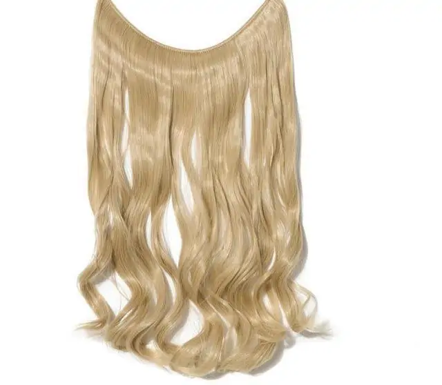 Invisible No Clips Hair Extensions-MEDIUM BROWN ROUNDED - Image 6