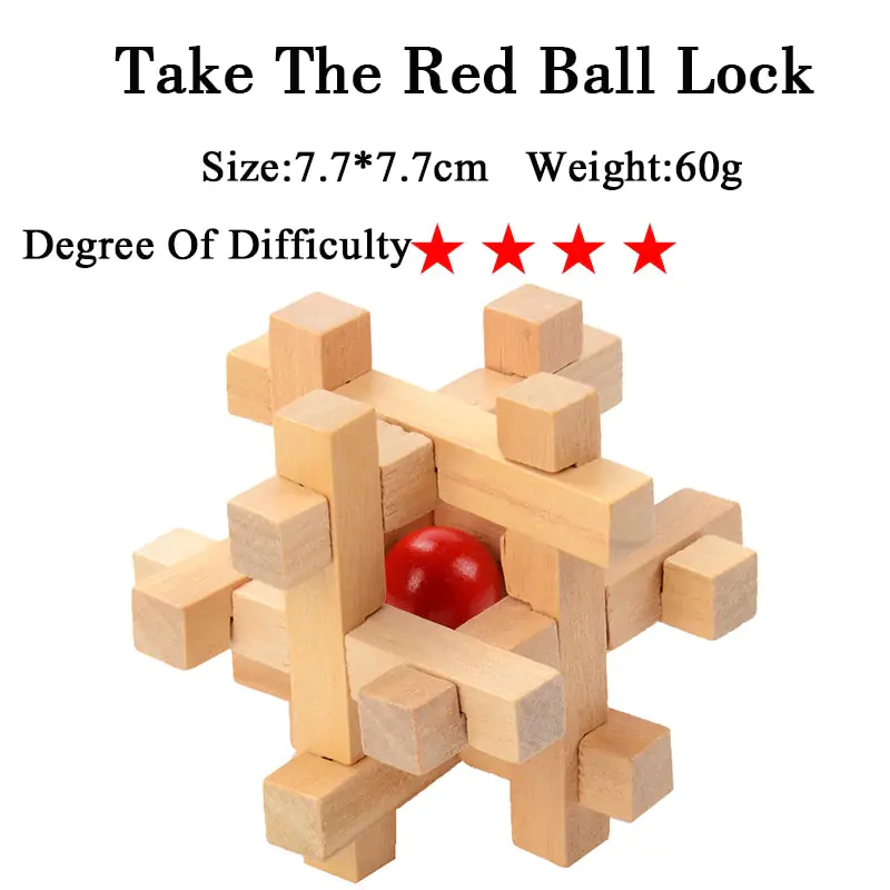 IQ 3D Wooden Brain Teaser Game - Image 14