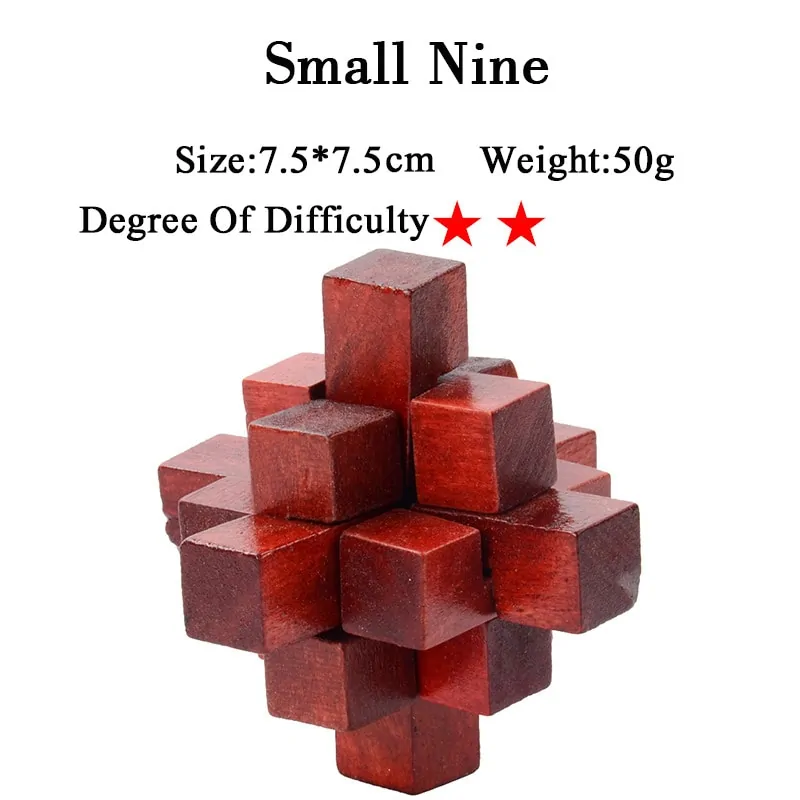 IQ 3D Wooden Brain Teaser Game - Image 29