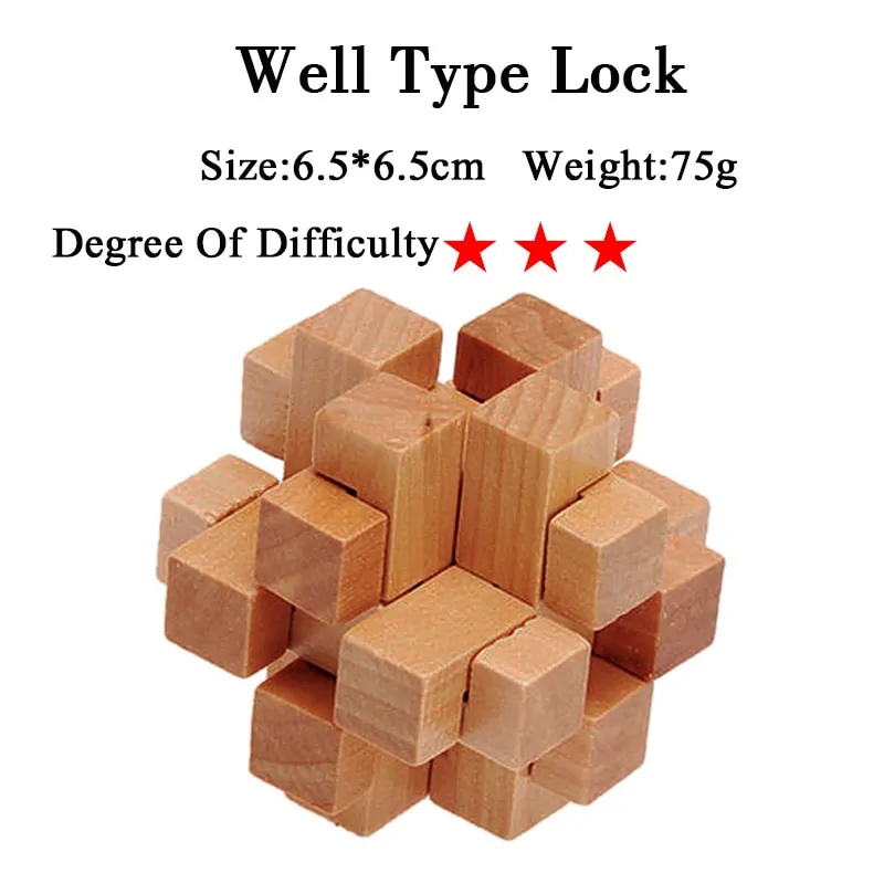 IQ 3D Wooden Brain Teaser Game - Image 33