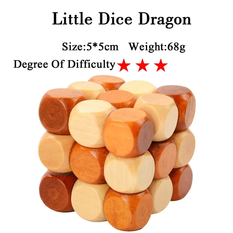 IQ 3D Wooden Brain Teaser Game - Image 37