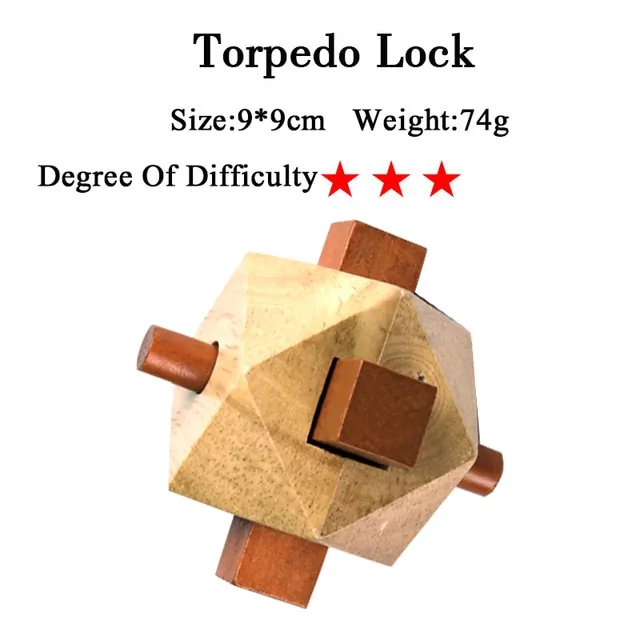 IQ 3D Wooden Brain Teaser Game - Image 49