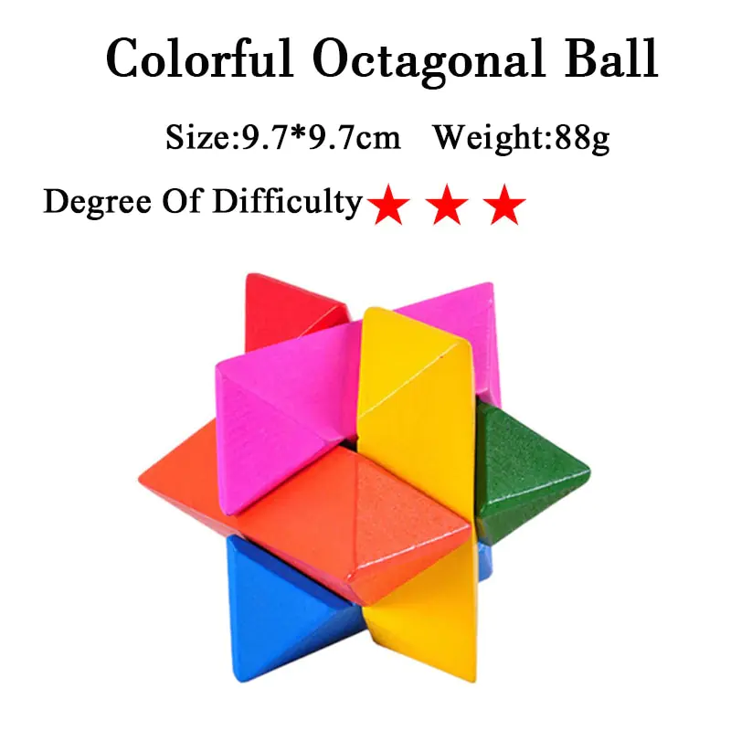 IQ 3D Wooden Brain Teaser Game - Image 8