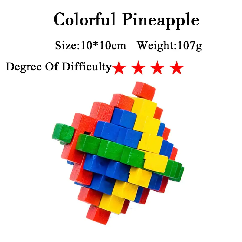 IQ 3D Wooden Brain Teaser Game - Image 9