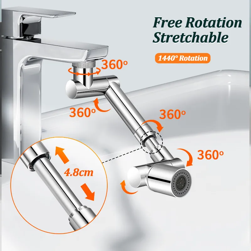Kitchen Scalable Metal Faucet Aerator - Image 3