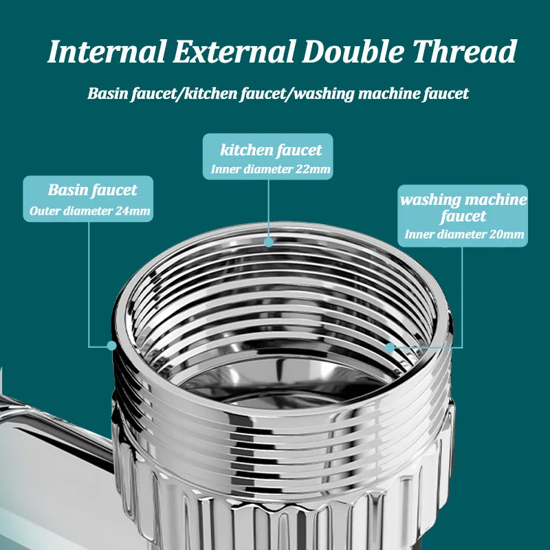 Kitchen Scalable Metal Faucet Aerator - Image 4