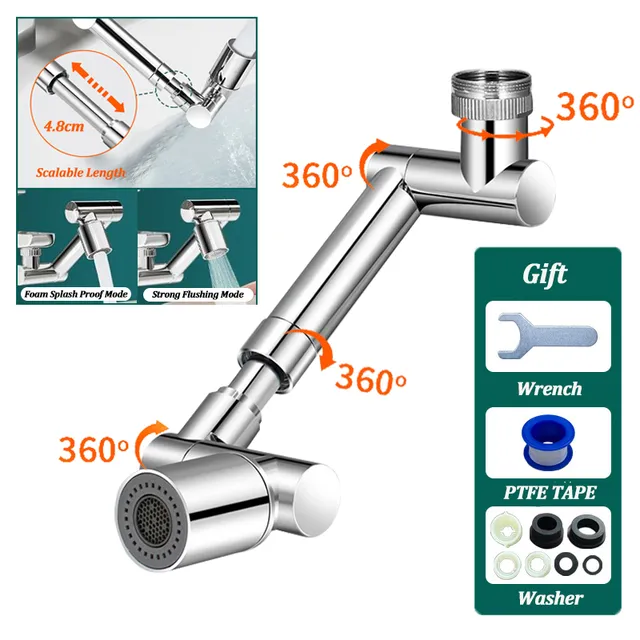 Kitchen Scalable Metal Faucet Aerator - Image 7