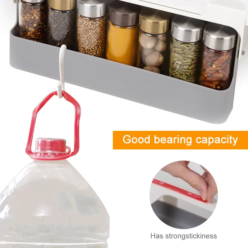 Kitchen Self-Adhesive Spice Organizer Rack - Image 4