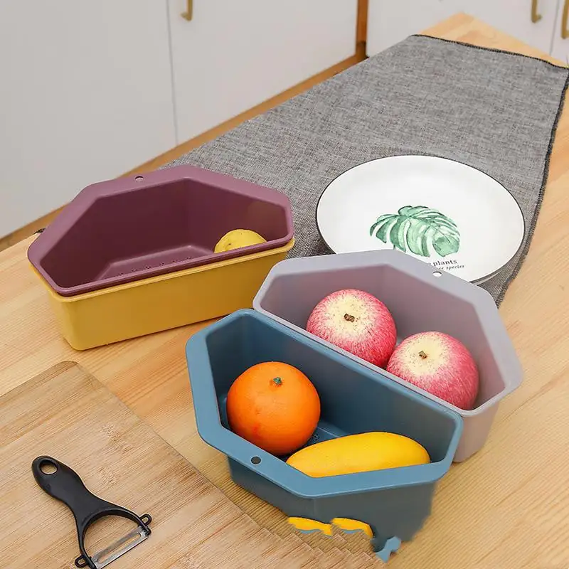 Kitchen Sink Triangle Drain Basket for Storage - Image 5