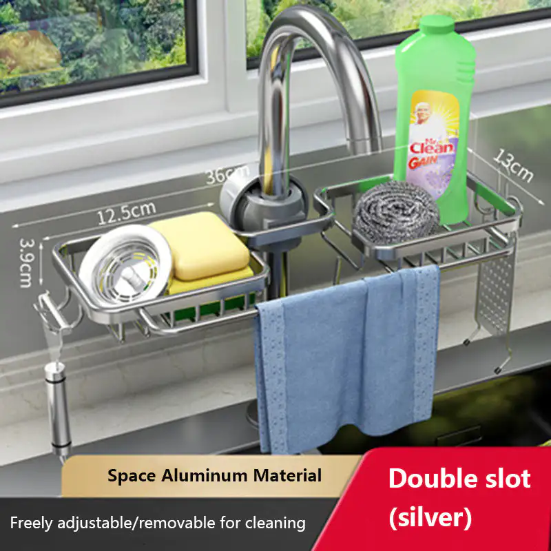 Kitchen Storage Faucet Rack - Image 12